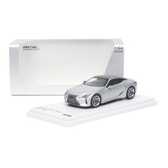 (Pre-Order) 1/64 Almost Real 670306001 Lexus LC500 2018 Sonic Silver