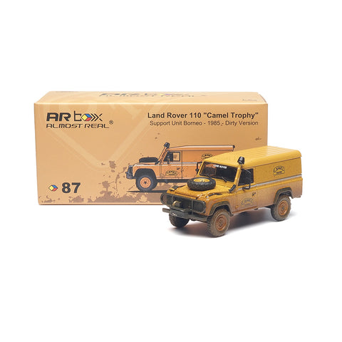 (Pre-Order) 1/64 Almost Real 610315111 Land Rover Defender 110 "Camel Trophy" Support Unit Borneo 1985 Dirty Version