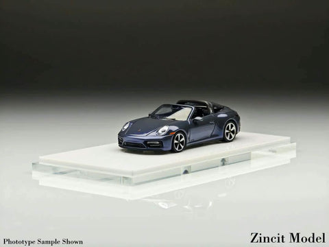 (Pre-Order) 1/64 Zincit Model ZMP992GY Porsche 992 Targa Shark Grey