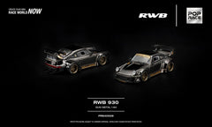 (Pre-Order) 1/64 Pop Race PR640559 RWB 930 Gun Metal