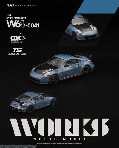 (Pre-Order) 1/64 Works Model W640041 Z33 380RS Slate Blue
