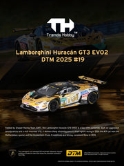 1/64 Trends Hobby 127 Lamborghini Huracan GT3 Evo2 GRT 2025 DTM #19
