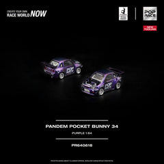 (Pre-Order) 1/64 Pop Race PR640618 Pandem Pocket Bunny 34 Purple