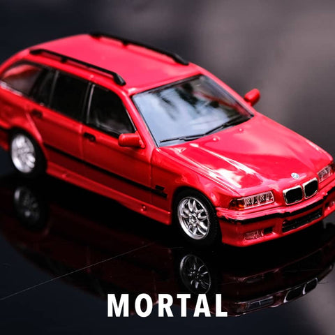 1/64 Mortal MBM3R BMW M3 E36 Touring Red LHD