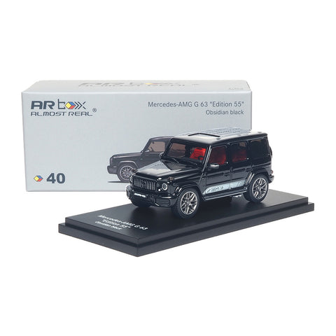 (Pre-Order) 1/64 Almost Real 620806001 Mercedes-AMG G 63 "Edition 55" 2022 Obsidian Black