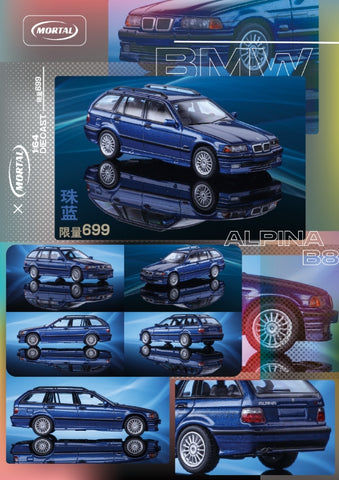 (Pre-Order) 1/64 Mortal MBAB8BL BMW Alpina B8 4.6 Touring Blue LHD