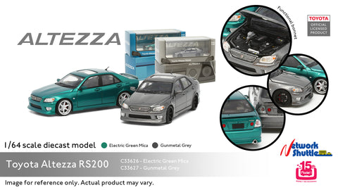1/64 Model 1 C33627 Toyota Altezza RS200 SXE10 Gunmetal Grey