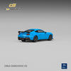(Pre-Order) 1/64 CM Model CM64-DARKHORSE-03 Ford Mustang Darkhorse Grabber Blue with Black Hood Stripes