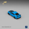 (Pre-Order) 1/64 CM Model CM64-DARKHORSE-03 Ford Mustang Darkhorse Grabber Blue with Black Hood Stripes