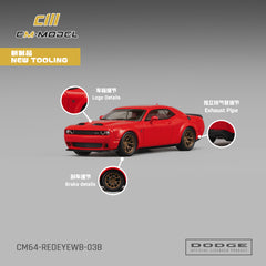 (Pre-Order) 1/64 CM Model CM64-REDEYEWB-03B Dodge Challenger SRT Hellcat Redeye Widebody Torred Clearcoat