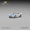 (Pre-Order) 1/64 CM Model CM64-VIPERZBI-01 Dodge Viper ZB I Stone White w/ Blue Racing Stripes