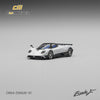 (Pre-Order) 1/64 CM Model CM64-ZONDAF-01 Pagani Zonda F Pearl White