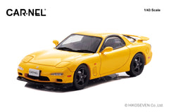 (Pre-Order) 1/43 Car･nel CN439701 Mazda RX-7 Type RS-R (FD3S) 1997 Sunburst Yellow