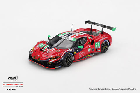 (Pre-Order) 1/43 BBR Models CS015 Ferrari 296 GT3 #21 AF Corse 2025 IMSA Daytona 24 Hrs