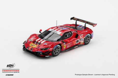 (Pre-Order) 1/43 BBR Models CS019 Ferrari 296 GT3 #62 Risi Competizione 2024 IMSA Daytona 24 Hrs