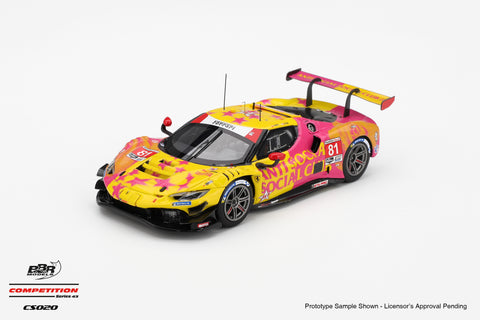 (Pre-Order) 1/43 BBR Models CS020 Ferrari 296 GT3 #81 Dragon Speed 2025 IMSA Laguna Seca
