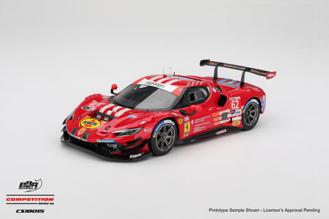 (Pre-Order) 1/18 BBR Models CS18015 Ferrari 296 GT3 #62 Risi Competizione 2024 IMSA Daytona 24 Hrs