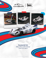 (Pre-Order) 1/64 Curitiba CWB64-002-LMRF22 Porsche 917 KH 24h Le Mans 1971 Winner #22 Race Finished