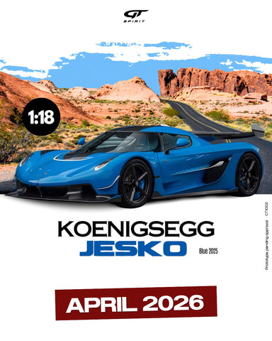 (Pre-Order) 1/18 GT Spirit GT1002 Koenigsegg Jesko 2025 Blue