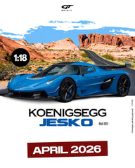 (Pre-Order) 1/18 GT Spirit GT1002 Koenigsegg Jesko 2025 Blue