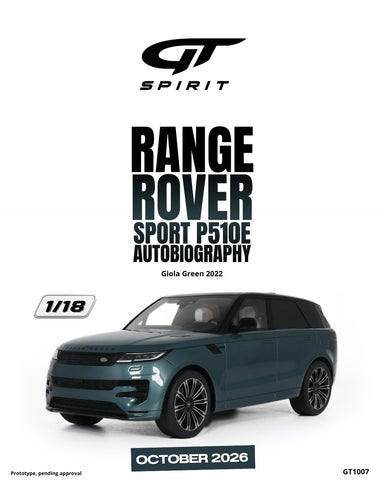 (Pre-Order) 1/18 GT Spirit GT1007 Range Rover Sport P510E Autobiography 2022 Giola Green