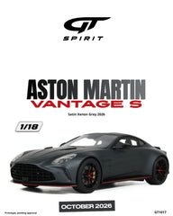 (Pre-Order) 1/18 GT Spirit GT1017 Aston Martin Vantage S 2026 Satin Xenon Grey