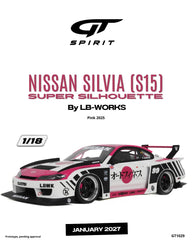 (Pre-Order) 1/18 GT Spirit GT1029 Nissan Silvia (S15) Super Silhouette by LB-Works 2025 Pink