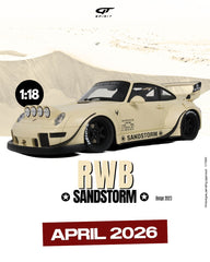 (Pre-Order) 1/18 GT Spirit GT566 RWB Sandstorm 2023 Beige