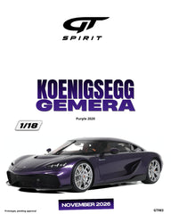 (Pre-Order) 1/18 GT Spirit GT983 Koenigsegg Gemera 2020 Purple
