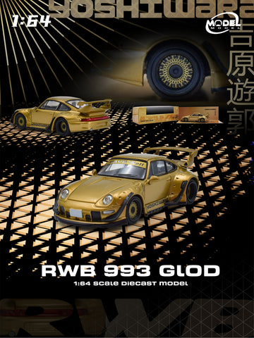 1/64 Model Model MM64-RWB993-006 RWB 993 Gold