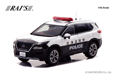 (Pre-Order) 1/43 Rai's H7432304 Nissan X-Trail S e-4orce (T33) 2023 Hokkaido Prefecture Police Highway Police Vehicle