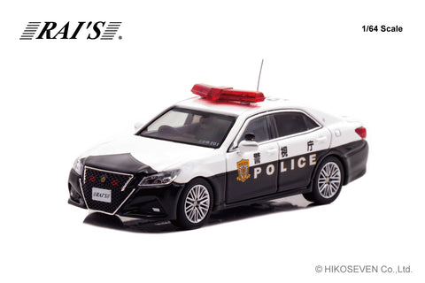 (Pre-Order) 1/64 Rai's H7640043 Toyota Crown Athlete (GRS214) Metropolitan Police Department Traffic Enforcement Unit Vehicle (3交201)