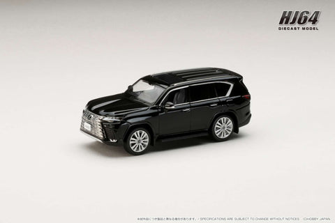 (Pre-Order) 1/64 Hobby Japan HJ641061BBK Lexus LX600 Executive Black w/ Black Interior
