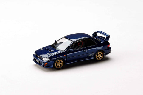 (Pre-Order) 1/64 Hobby Japan HJ641079GDB Subaru Impreza Pure Sports Coupe WRX Type R STi Version 6 Blue Mica