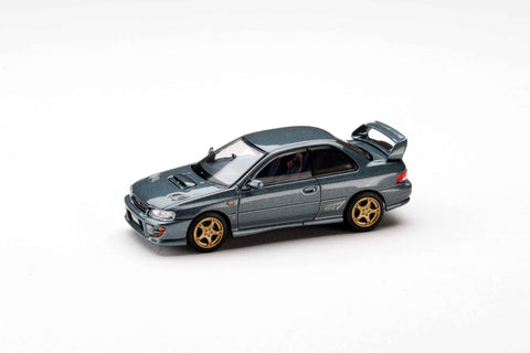 (Pre-Order) 1/64 Hobby Japan HJ641079GGM Subaru Impreza Pure Sports Coupe WRX Type R STi Version 6 Gray Metallic