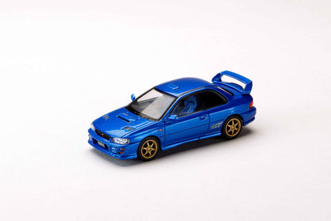 (Pre-Order) 1/64 Hobby Japan HJ641079HBL Subaru Impreza WRX Type R STi Version 6 Limited Blue