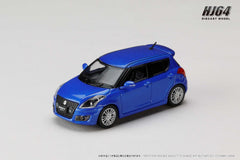 (Pre-Order) 1/64 Hobby Japan HJ641082BL Suzuki Swift Sport (ZC32S) Boost Blue Pearl Metallic