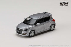 (Pre-Order) 1/64 Hobby Japan HJ641082S Suzuki Swift Sport (ZC32S) Premium Silver Metallic
