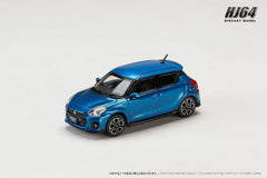 (Pre-Order) 1/64 Hobby Japan HJ641083ABL Suzuki Swift Sport (ZC33S) Speedy Blue Metallic (ZWG)