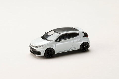 (Pre-Order) 1/64 Hobby Japan HJ641087PW Toyota GR Yaris RZ High Performance 2024 Platinum White Pearl Mica
