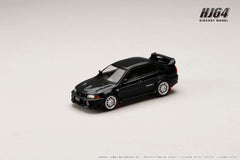 1/64 Hobby Japan HJ642032ABK Mitsubishi Lancer GSR Evolution 5 (CP9A) 1998 w/ Mud flap Pyrenees Black (P)