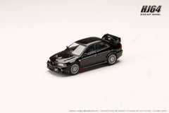 1/64 Hobby Japan HJ642033ABK Mitsubishi Lancer GSR Evolution 6 (CP9A) 1999 w/ Mud flap Pyrenees Black (P)