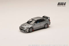 (Pre-Order) 1/64 Hobby Japan HJ642033AGM Mitsubishi Lancer GSR Evolution 6 (CP9A) 1999 w/ Mud Flap Titanium Gray (M)/ Customized Color Version