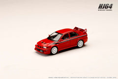 1/64 Hobby Japan HJ642033CR Mitsubishi Lancer GSR Evolution 6 (T.M.E.) Special Coloring Package (GF-CP9A) 2000 w/ Mud flap Passion Red