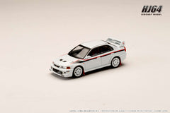 1/64 Hobby Japan HJ642033CW Mitsubishi Lancer GSR Evolution 6 (T.M.E.) Special Coloring Package (GF-CP9A) 2000 w/ Mud flap Scortia White