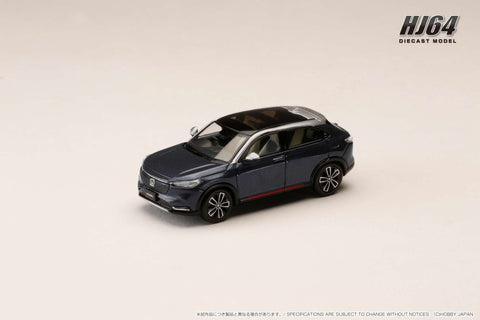 (Pre-Order) 1/64 Hobby Japan HJ642071BL Honda Vezel e:HEV PLaY Midnight Blue Beam Metallic