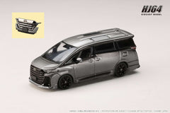 (Pre-Order) 1/64 Hobby Japan HJ642077CGM Toyota Vellfire Z Premier Hybrid (H40W) Genuine Options Precious Metal