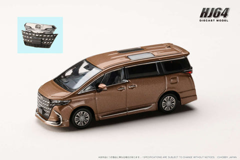 (Pre-Order) 1/64 Hobby Japan HJ642078CG Toyota Alphard Z (H40W) Genuine Options Precious Leo Brond