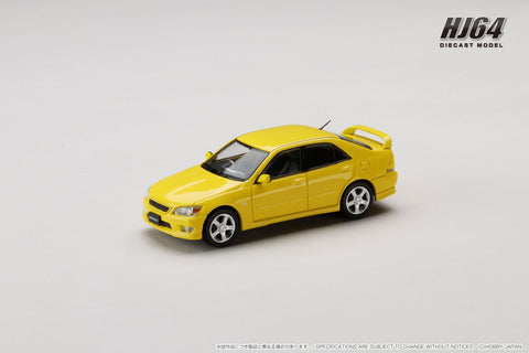 (Pre-Order) 1/64 Hobby Japan HJ642080BY Toyota Altezza RS200 (E10) 1998 Genuine Option Parts Yellow