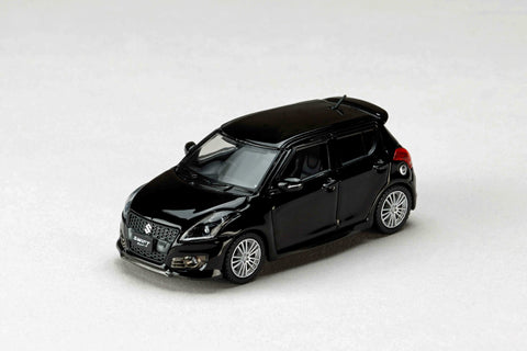 (Pre-Order) 1/64 Hobby Japan HJ642082BK Suzuki Swift Sport ZC32S Genuine Aero Parts Super Black Pearl